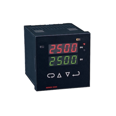 Dwyer Instruments Temperature controller, thermocouple input, relay output, with alarm. 25113